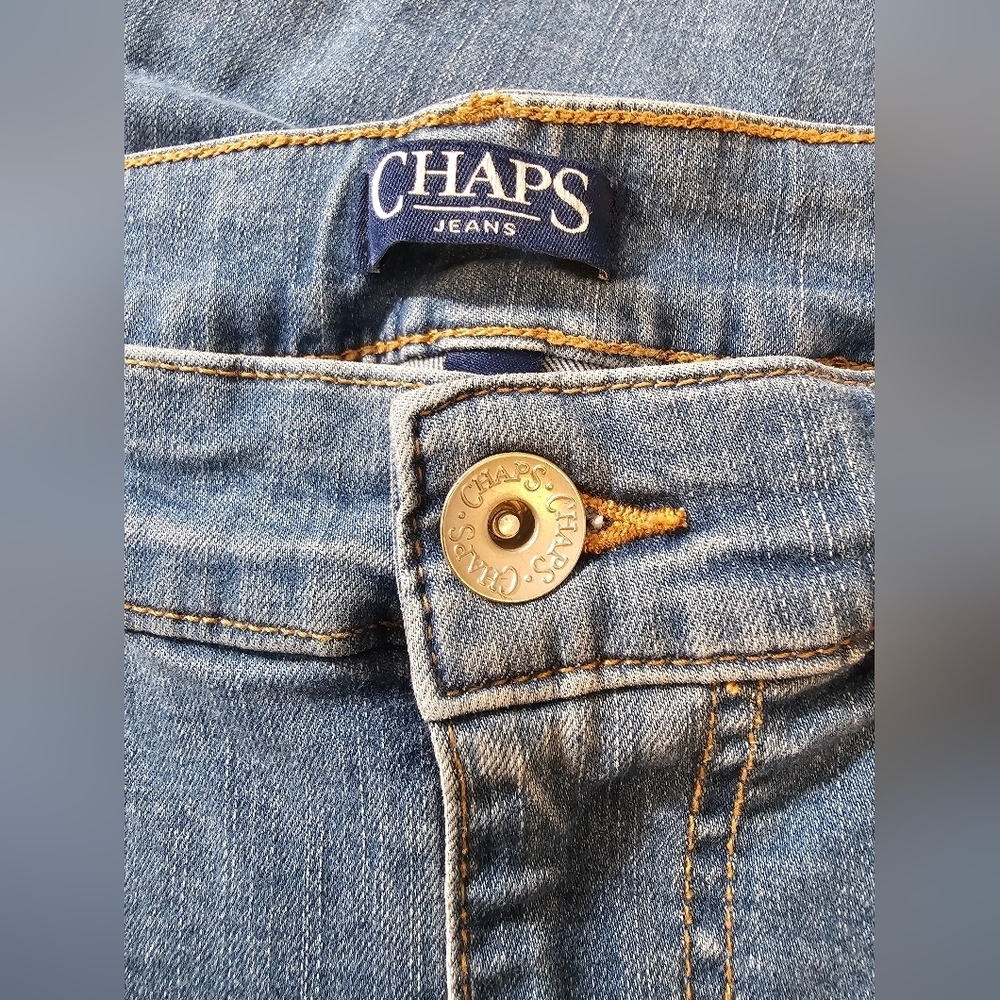Champs Jeans Mid Rise Crop Kick Blue - Picture 4 of 6